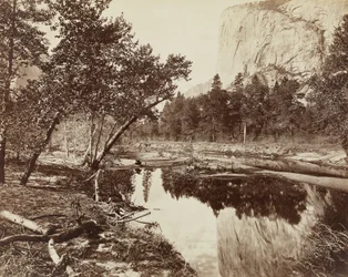 Cottonwood Bend, Tal des Yosemite, 1872